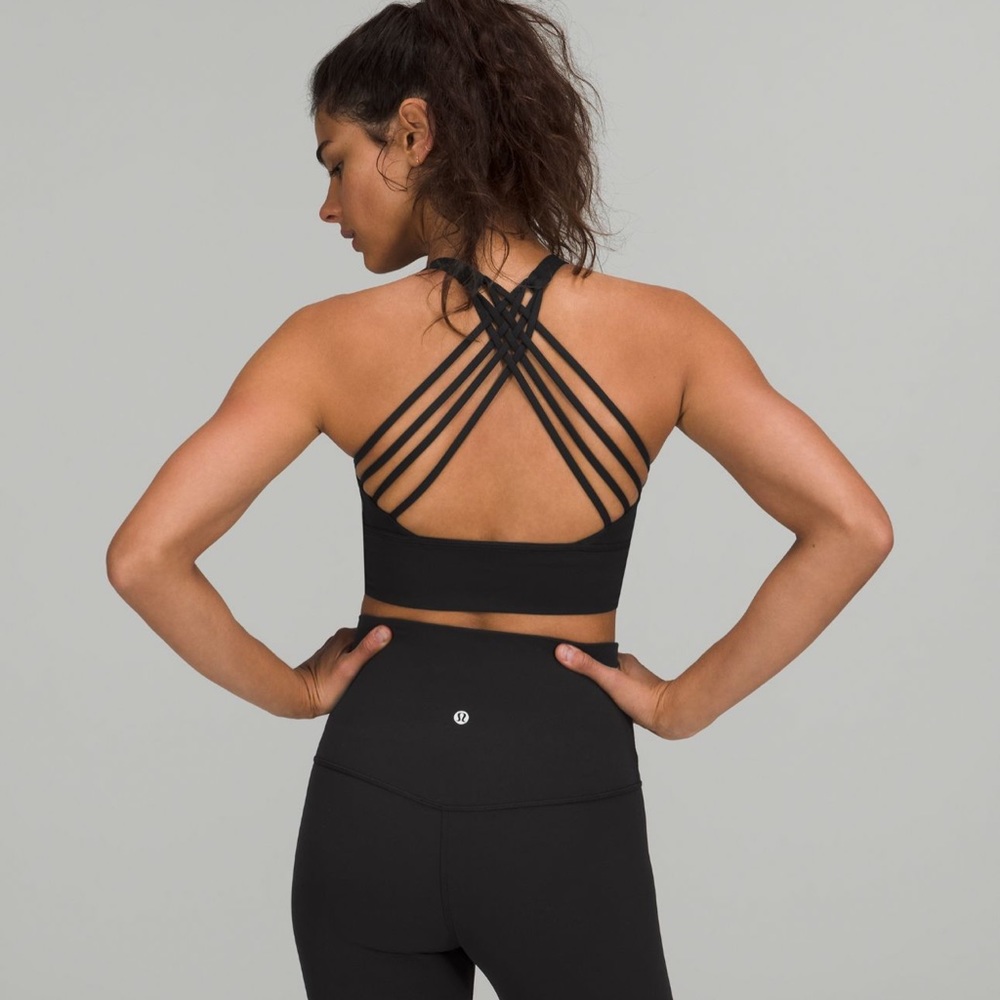 LULULEMON FREE TO BE WILD HIGH NECK-LONG LINE BRA
